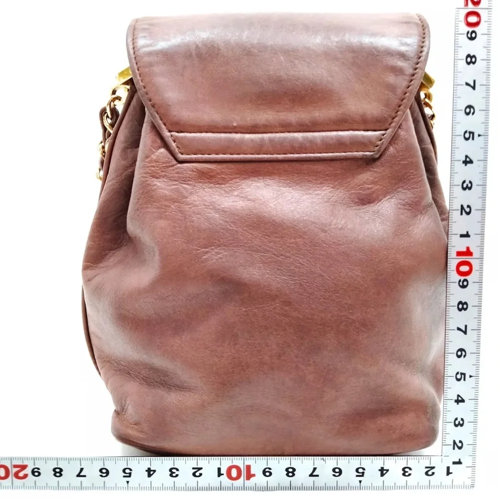 Rare Chanel crossbody chain brown leather bag - Picture 2 of 16